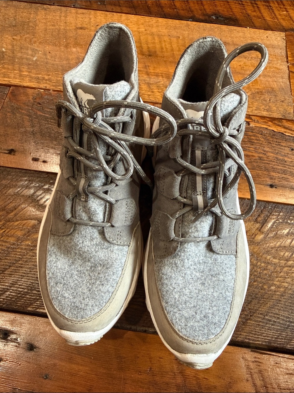 Sorel Women’s Gray High-Top Sneakers